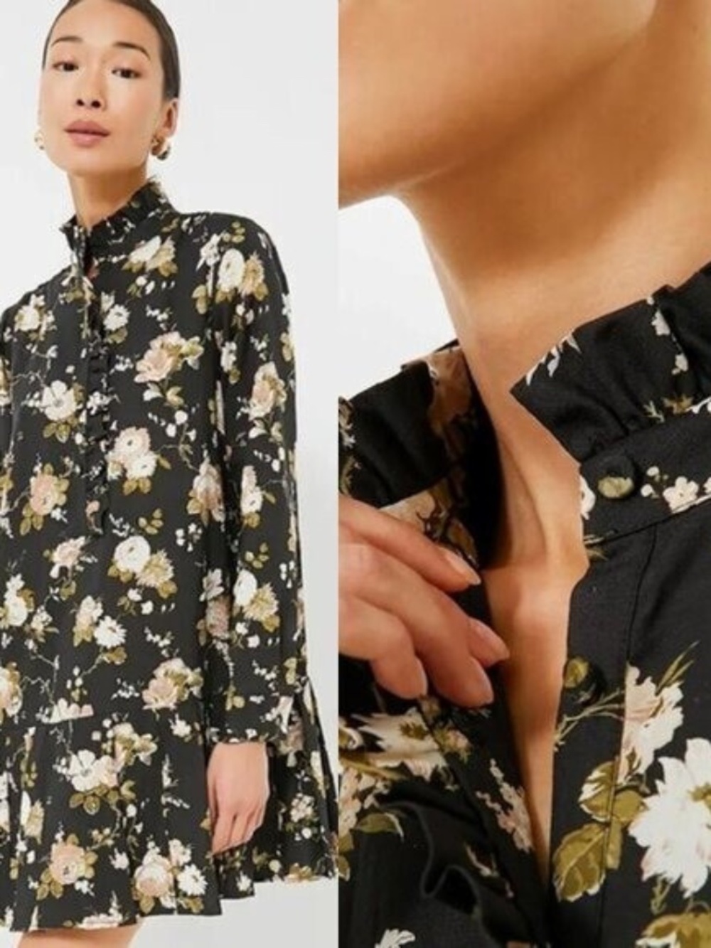 Tuckernuck Midnight Garden Floral Drop Waist Tate